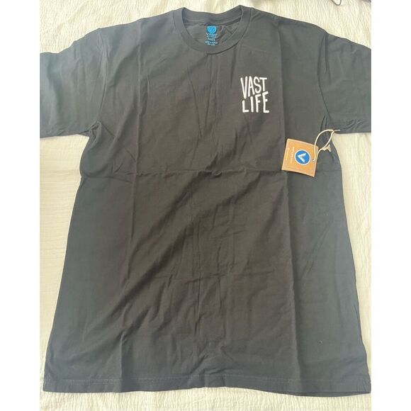 Vast Ascend Short Sleeve Top - Black NEW NWT - Picture 1 of 5